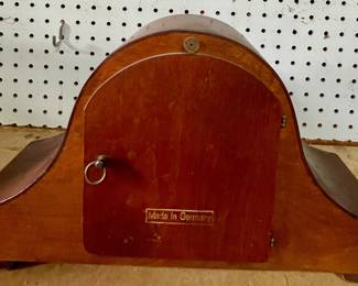 VINTAGE WELBY TAMBOUR (HUMP BACK) MANTEL CLOCK