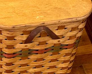 AMISH-MADE STORAGE BASKET by LEVI HOSTETLER