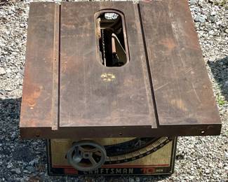 VINTAGE CRAFTSMAN 10 INCH TABLE SAW