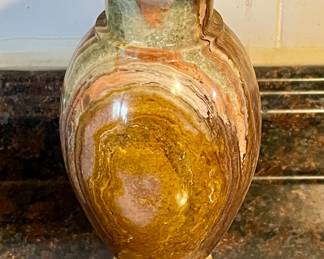 MULTI-COLOR ONYX TABLE VASE