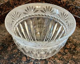 VINTAGE CRISTAL d'ARQUES CARTHAGE CRYSTAL SERVING BOWL