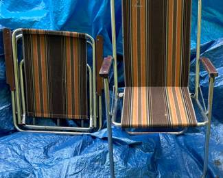 Folding Lawn Chairs (2-available)
