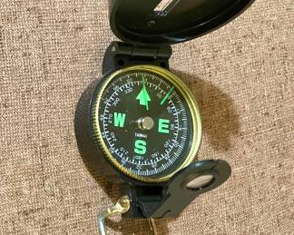 Portable Folding Lensatic Compass