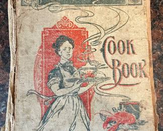 Antique 1902 First Edition “Woman’s Favorite Cook Book - Three Books in One Volume”