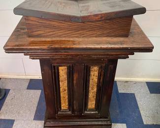 Antique Wooden Podium/Pulpit