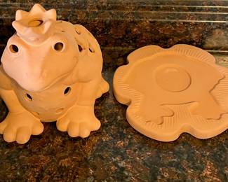 PartyLite Prince Frog Votive Holder