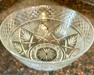 VINTAGE CRISTAL d'ARQUES-DURAND SALAD BOWL