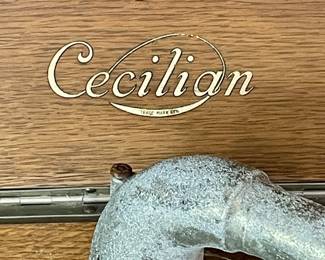 Antique Original Cecilian Floor Console Phonograph