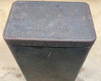 ARBUCKLE BROTHERS COFFE/SPICE TIN - POST CIVIL WAR