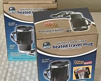 MOTORSPORTS STAINLESS STEEL HEATED AUTO MUG