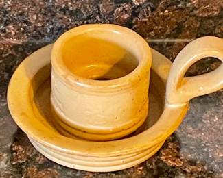 POTTERY CANDLEHOLDER