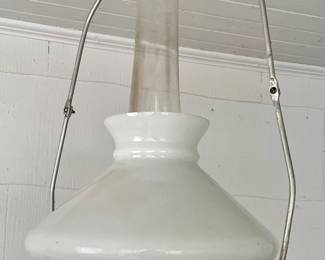 ANTIQUE ALADDIN MODEL 23 HANGING LAMP