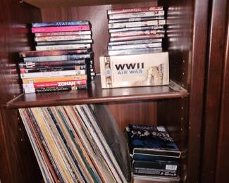 Assorted LP's - Many Spanish Artists + More DVD's