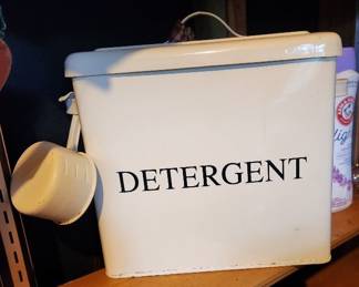 Metal Container for Detergent or other uses... YOU Choose!