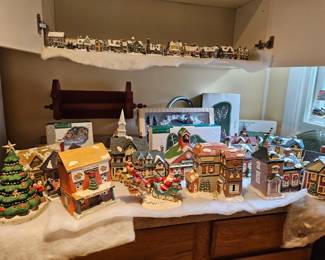 Christmas Village Houses and more!!