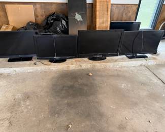 Various flat screen TVs