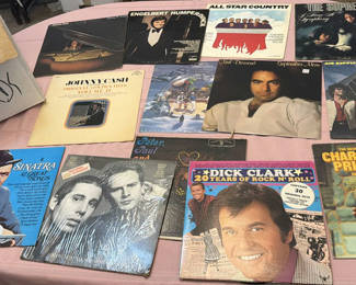 Lot 107: Vintage vinyl record collection