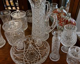 WATERFORD AND VINTAGE BRILLIANT CUT CRYSTAL