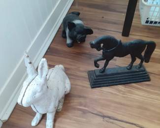Cast iron door stops
