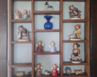 Some Hummels and  a few of 30 Goebel Angels etc