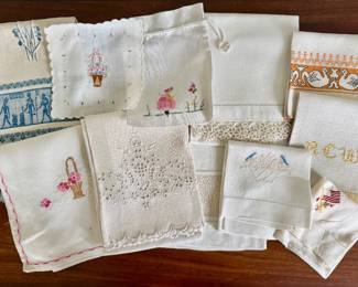 Linens - this is a small sampling of the beautiful collection!