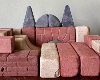Antique Anchor Stone Building Blocks