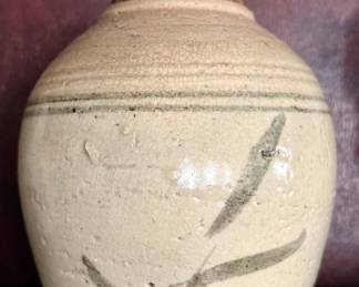 19th C. Chinese Crackle Pottery Jar