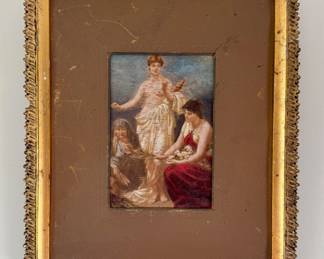 "Nude" Oil on Board