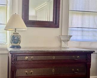 Antique Marble Top Dresser