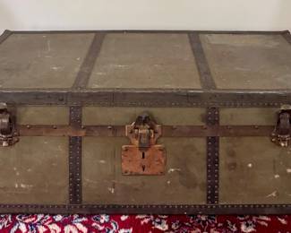 Antique Steamer Trunk
