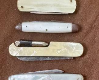 MOP & Sterling Pocket Knives