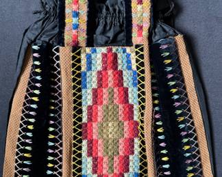 Vintage Needlepoint Bag