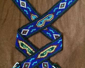Vintage Beaded Sash