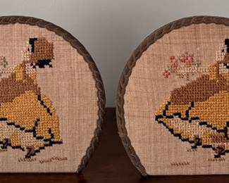 Needlepoint Bookends