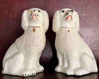 Antique Staffordshire Dogs