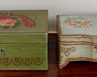 Antique Painted Boxes