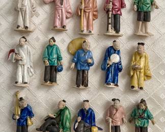 Antique Miniature Chinese Mudmen