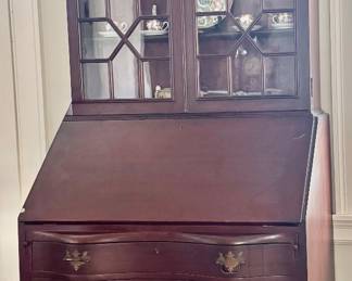 Vintage Mahogany Secretary Desk