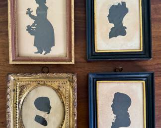 Antique Portrait Silhouettes
