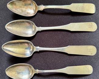 (4) Coin Silver Spoons