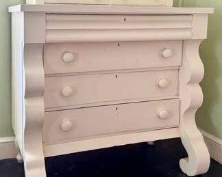 Painted Empire Style Chest of Drawers