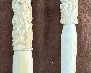 Antique Carved Cigarette Holders