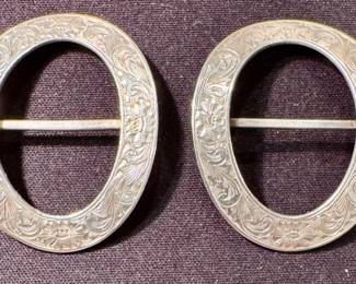Sterling Sash Belt Buckles