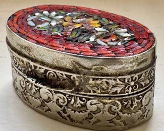 Micro Mosaic Pill Box (Italy)