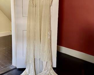 Antique Velvet Wedding Gown