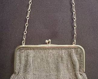 Sterling Silver Mesh Bag