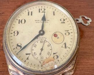 Waltham 8-Day Automotive Clock