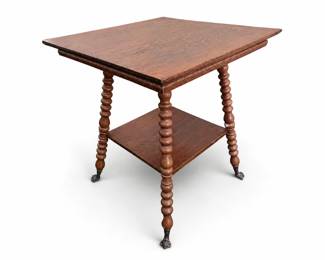 Victorian Lamp Table bid #44