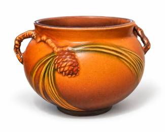 "Pine Cone" Vintage Art Pottery by Roseville bid #4
