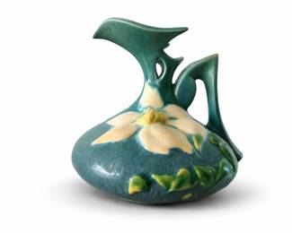 Vintage Roseville "Clematis" Ewer bid #27